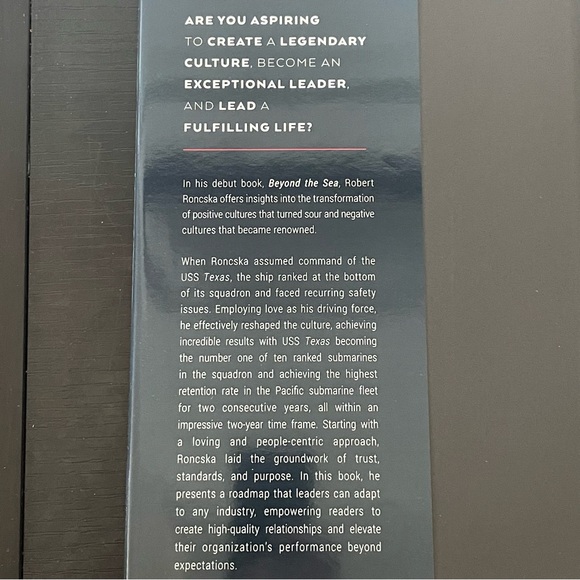 JUST IN Set of 2 Navy Themed Books US History Leadership Military - Picture 5 of 12